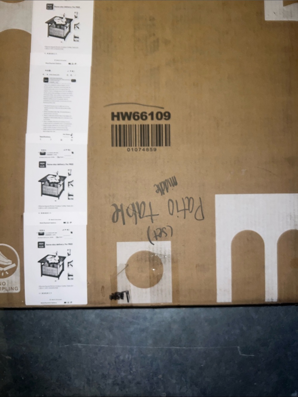 UGG Brown Cardboard Storage Box